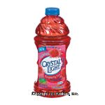 Crystal Light&nbsp;&nbsp;raspberry ice, contains 0% juice, 90% fewer calories than leading beverages, only 5 calories per ser Center Front Picture