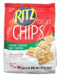 Nabisco Toasted Chips Ritz Sour Cream & Onion Center Front Picture