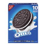 Nabisco Oreo Sandwich Cookies Chocolate Stay Fresh Pk 10 Ct Center Front Picture