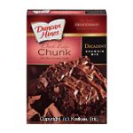 Duncan Hines&nbsp;Chocolate Lover's Brownies&nbsp;dark fudge with chocolate chunks brownies (8 x 8 pan size) Center Front Picture