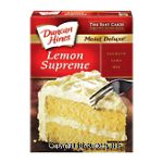 Duncan Hines&nbsp;Moist Deluxe&nbsp;lemon supreme premium cake mix Center Front Picture