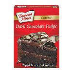 Duncan Hines&nbsp;Cake Mix&nbsp;Moist Deluxe Dark Chocolate Fudge Center Front Picture