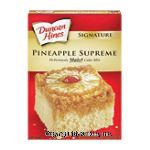 Duncan Hines&nbsp;Cake Mix&nbsp;Moist Deluxe Pineapple Supreme Center Front Picture