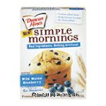 Duncan Hines&nbsp;Muffins&nbsp;Bakery Style Wild Maine Blueberry Center Front Picture