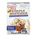 Duncan Hines&nbsp;Muffins&nbsp;Bakery Style Blueberry Streusel w/Crumb Topping Center Front Picture
