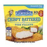 Gorton's  crispy battered fish fillets, 10 fillets Center Front Picture