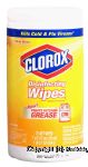 Clorox&nbsp;&nbsp;disinfecting wet wipes, lemon fresh, 7 x 8-inch, bleach-free Center Front Picture
