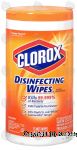 Clorox&nbsp;&nbsp;disinfecting wet wipes, bleach-free, orange fusion, 7 x 8-inch wipes Center Front Picture