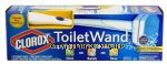 Clorox Toilet Wand disposable toilet cleaning system, 1 handle, 1 storage caddy, 6 clorox disinfecting refills Center Front Picture