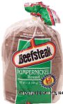 Beefsteak&nbsp;&nbsp;pumpernickel sliced bread loaf Center Front Picture