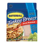 Butterball&nbsp;Turkey Breast&nbsp;Oven Roasted Thin Sliced Center Front Picture