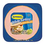 Butterball&nbsp;&nbsp;smoked & honey roasted white turkey, family size, sliced Center Front Picture