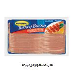 Butterball&nbsp;Turkey Bacon&nbsp;Smoked Cured Dark & White Turkey Center Front Picture