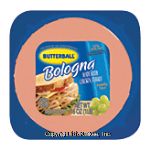 Butterball&nbsp;&nbsp;bologna, 33% less fat than usda data for pork & beef bologna Center Front Picture