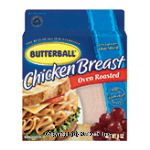 Butterball&nbsp;&nbsp;oven roasted chicken breast, deli thin sliced, 98% fat free Center Front Picture