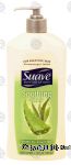 Suave Skin Solutions body lotion with aloe, lasts 24 hours Center Front Picture