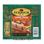 Eckrich&nbsp;&nbsp;jumbo cheese franks made with turkey, chicken, pork Center Front Picture