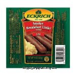 Eckrich&nbsp;&nbsp;lite smok-y-links sausage made with beef, pork Center Front Picture