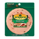 Eckrich&nbsp;&nbsp;Pickle Loaf Center Front Picture