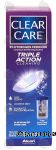 Clear Care Triple Action Cleaning cleaning & disinfecting solution, 3% hydrogen peroxide Center Front Picture