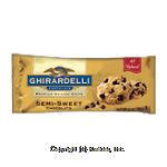 Ghirardelli Baking Chips Semi-Sweet Chocolate Chips Center Front Picture