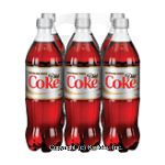 Coke&nbsp;&nbsp;diet caffeine free cola, 6-pack 24-ounce bottles Center Front Picture