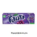 Fanta Soda Grape 12 Oz Fridge Pack Center Front Picture