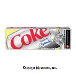 Diet Coke Splenda&nbsp;Cola&nbsp;w/Splenda 12 Oz Cans Fridge Pack Center Front Picture