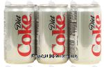 Diet Coke  carbonated soda pop, 7.5-fl. oz. Center Front Picture