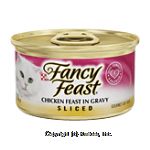 Fancy Feast&nbsp;Cat Food&nbsp;Sliced Chicken Feast In Gravy Center Front Picture