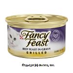 Fancy Feast&nbsp;Cat Food&nbsp;Grilled Beef Feast In Gravy Center Front Picture