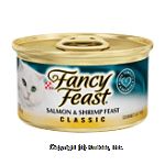 Fancy Feast&nbsp;&nbsp;gourmet salmon & shrimp feast Center Front Picture