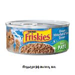 Friskies Wet&nbsp;Cat Food&nbsp;Ocean Whitefish & Tuna Dinner Center Front Picture