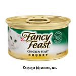 Fancy Feast&nbsp;Cat Food&nbsp;Chunky Chicken Feast Center Front Picture