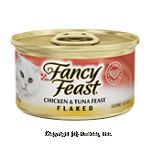 Fancy Feast&nbsp;Cat Food&nbsp;Flaked Chicken & Tuna Feast Center Front Picture