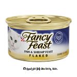 Fancy Feast&nbsp;Cat Food&nbsp;Flaked Fish & Shrimp Feast Center Front Picture