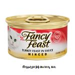 Fancy Feast&nbsp;Cat Food&nbsp;Minced Turkey Feast In Sauce Center Front Picture