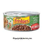 Friskies Wet&nbsp;Cat Food&nbsp;Flaked w/Tuna & Egg In Sauce Center Front Picture