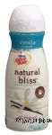 Nestle&nbsp;natural bliss&nbsp;coffee-mate; vanilla flavored all-natural coffee creamer, with real milk & cream Center Front Picture
