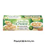 Healthy Choice Soup Variety Old Fashioned Chicken Noodle & Chicken w/Rice 15 Oz Center Front Picture
