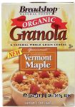 Breadshop&nbsp;Organic&nbsp;vermont maple granola whole grain cereal Center Front Picture
