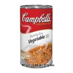 Campbell's&nbsp;Classics Family Size&nbsp;vegetable alphabet condensed soup made with beef stock Center Front Picture
