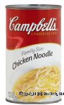 Campbell's&nbsp;R&W Condensed Soup&nbsp;Chicken Noodle Center Front Picture