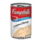 Campbell's&nbsp;Great For Cooking&nbsp;cream of shrimp condensed soup Center Front Picture
