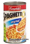 Campbell's&nbsp;Spaghetti O's Canned Pasta&nbsp;Original w/Tomato & Cheese Sauce Center Front Picture