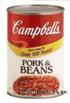 Campbell's&nbsp;&nbsp;pork and beans Center Front Picture