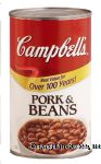Campbell's&nbsp;&nbsp;pork and beans Center Front Picture