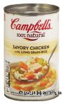 Campbell's&nbsp;Select&nbsp;chicken rice ready to serve soup made with only roasted white meat Center Front Picture