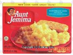 Aunt Jemima&nbsp;Scrambled Eggs & Bacon&nbsp;w/Hash Brown Potatoes Center Front Picture