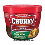 Campbell's&nbsp;Chunky Soup RTS&nbsp;Beef w/Country Vegetables Center Front Picture